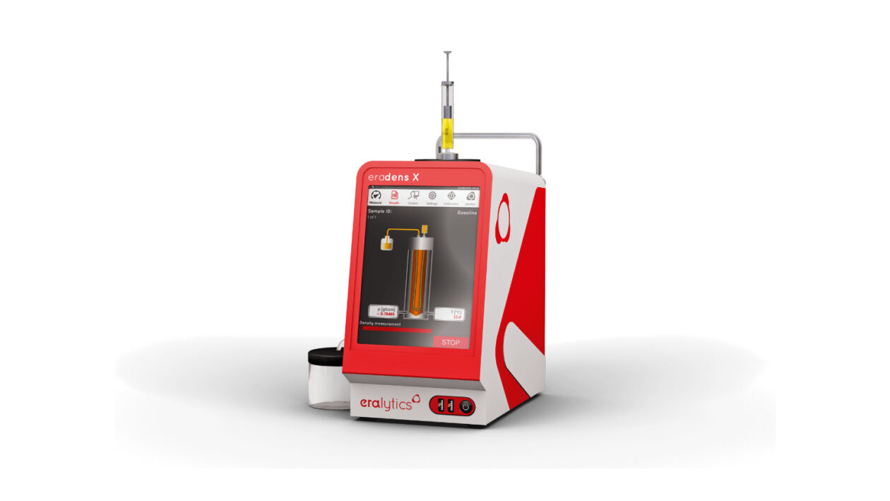 Density measurement with the density meter eradens X