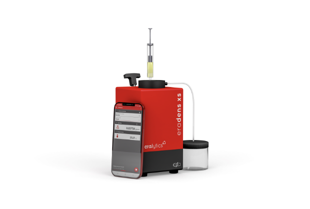 ERADENS XS 5-digit density-precision for the field