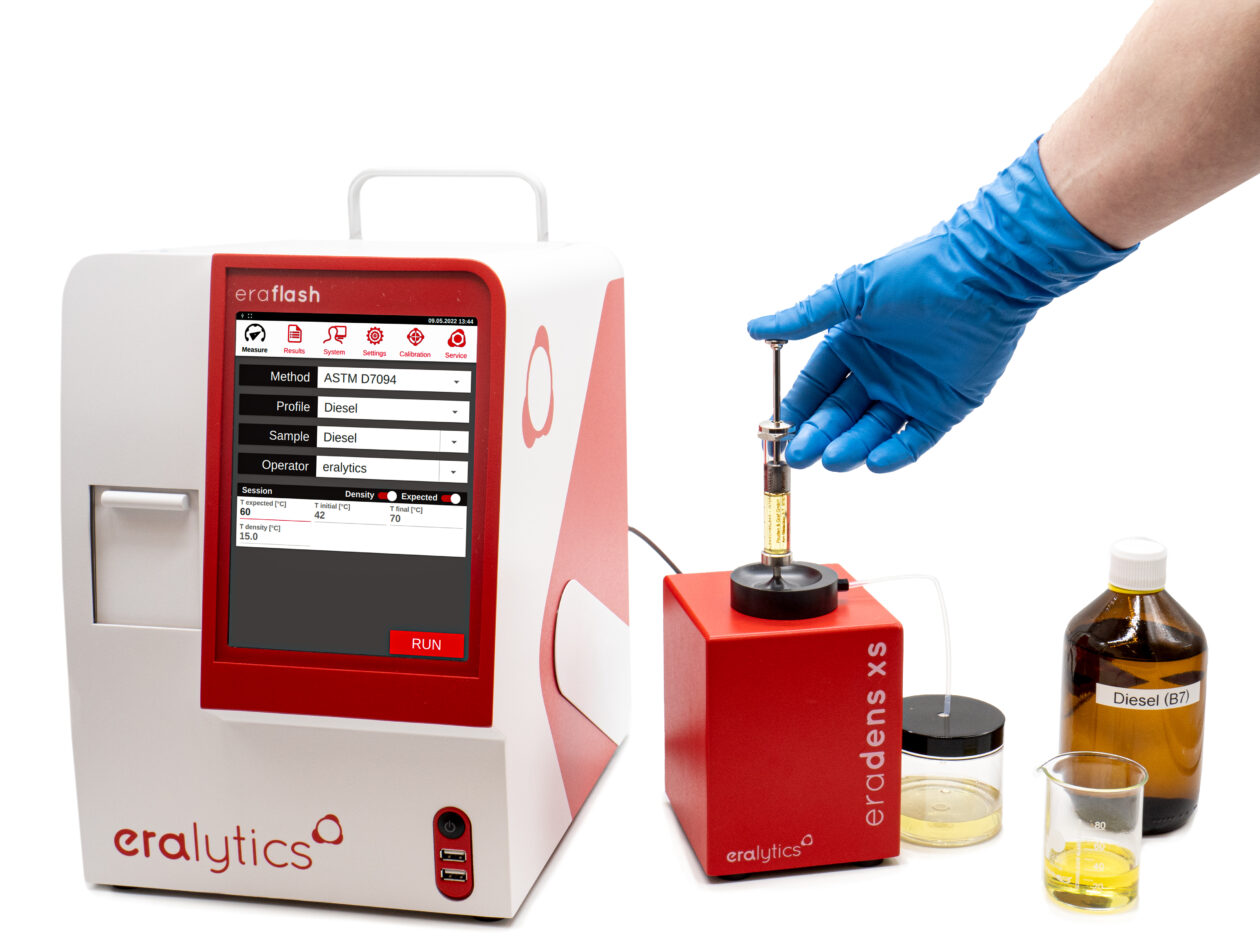 ERAFLASH measuring density