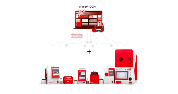 erasoft software image togehter with the related oil condition monitoring anlyzers