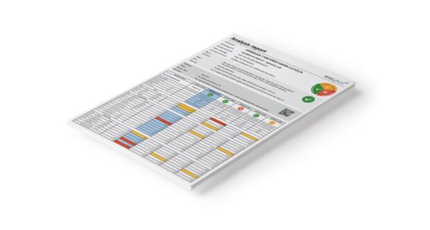 Pdf Report generated from the software erasoft OCM